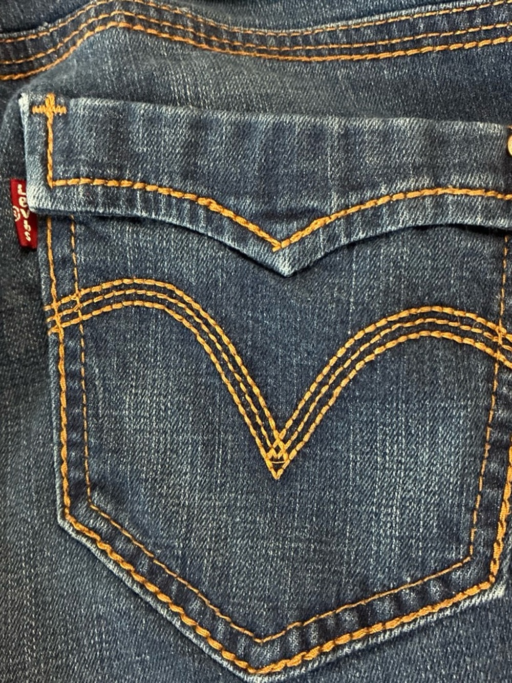 Levi's Y2K  Blue Denim 529 Curvy Straight Jeans - size 12